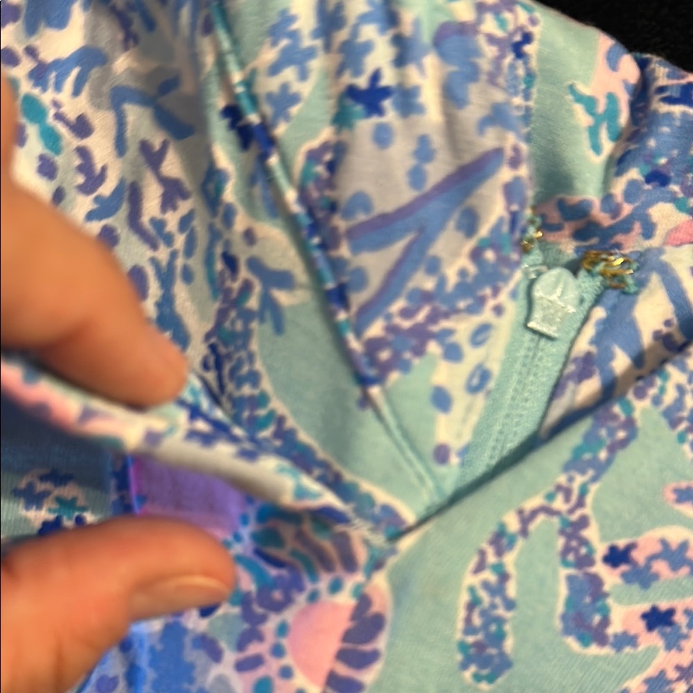 Lilly Pulitzer Blue and Pink Floral Maxi Dress - Picture 16 of 16